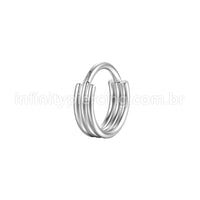 Piercing Argola Aço Cirúrgico Segmento Articulado