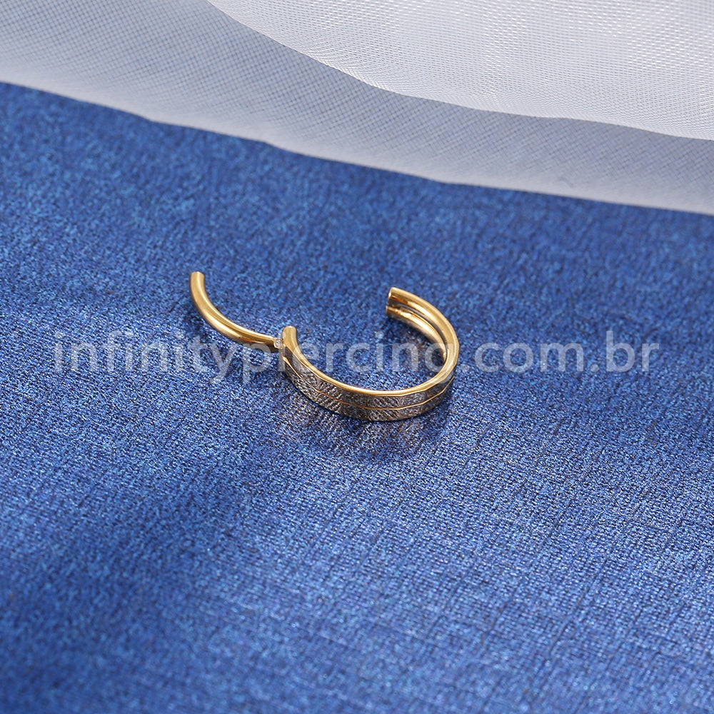 Piercing Argola Aço Cirúrgico Detalhada