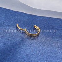Piercing Argola Aço Cirúrgico Detalhada