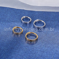 Piercing Argola Aço Cirúrgico Detalhada