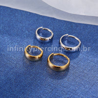 Piercing Argola Aço Cirúrgico Liso