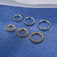 Piercing Argola Aço Cirúrgico Detalhado