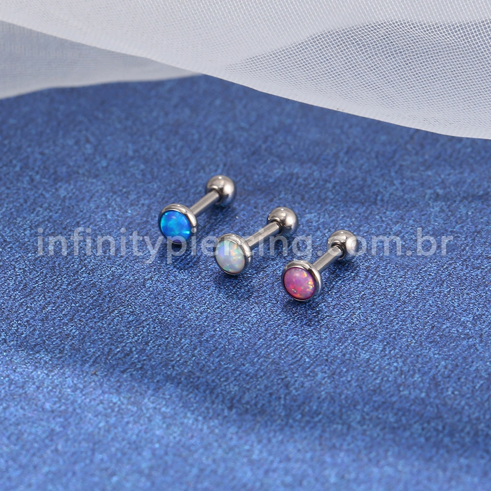 Piercing Microbell Titânio Opala