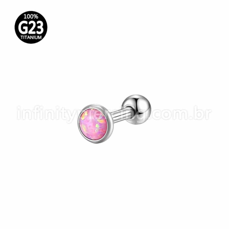 Piercing Microbell Titânio Opala