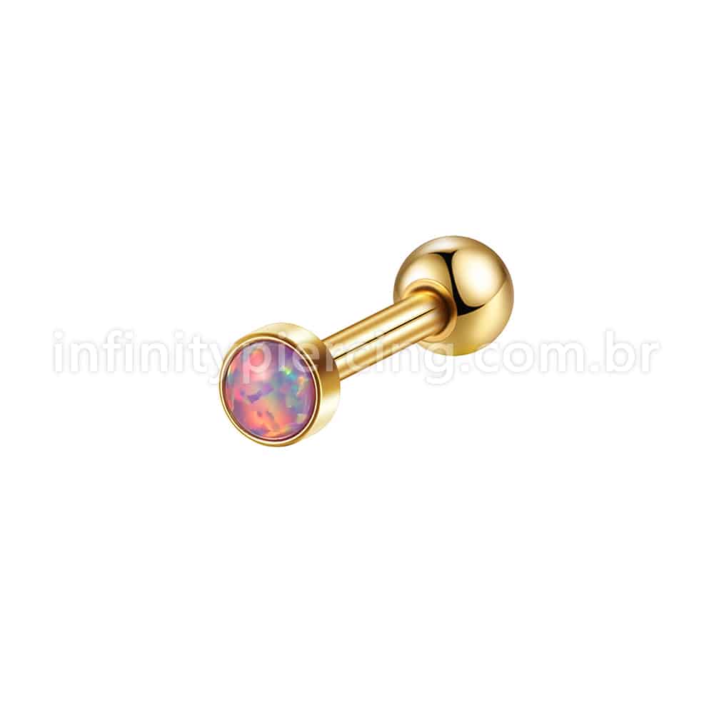 Piercing Minibarbell Aço Cirúrgico Opala