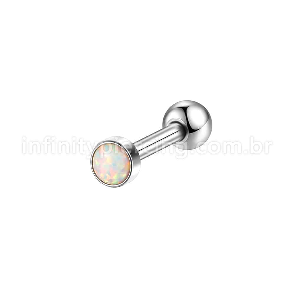 Piercing Minibarbell Aço Cirúrgico Opala