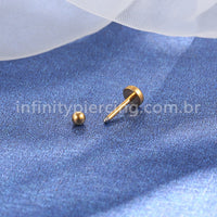 Piercing Minibarbell Aço Cirúrgico Swarovski