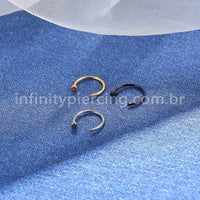 Piercing G-Ring Aço Cirúrgico