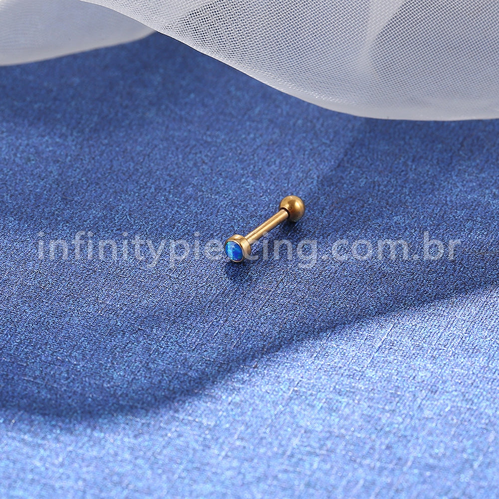 Piercing Minibarbell Aço Cirúrgico Opala