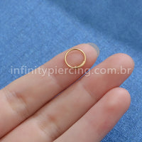 Piercing Argola Aço Cirúrgico Encaixe