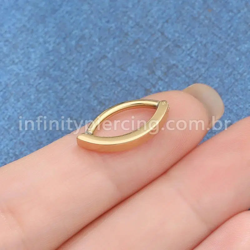 Piercing Argola Para Umbigo Titânio Lisa