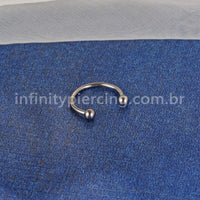 Piercing Ferradura Nióbio Rosca Interna