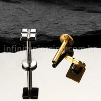 Piercing Labret Titânio Peça De Montar Tetris