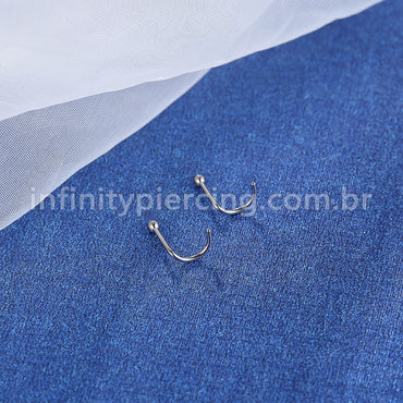 Piercing Nostril Titânio