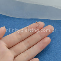 Piercing Nostril Titânio
