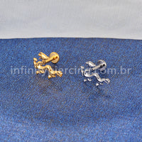 Piercing Labret Titânio Dragão