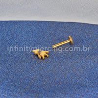 Piercing Labret Titânio Unicórnio
