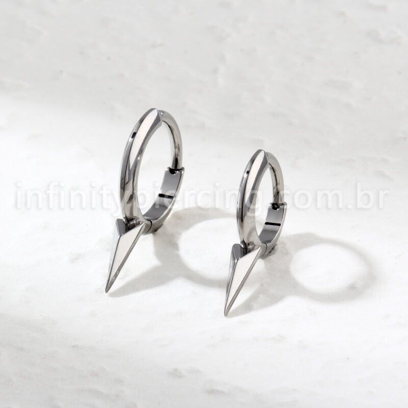 Piercing Argola Titânio Com Spike