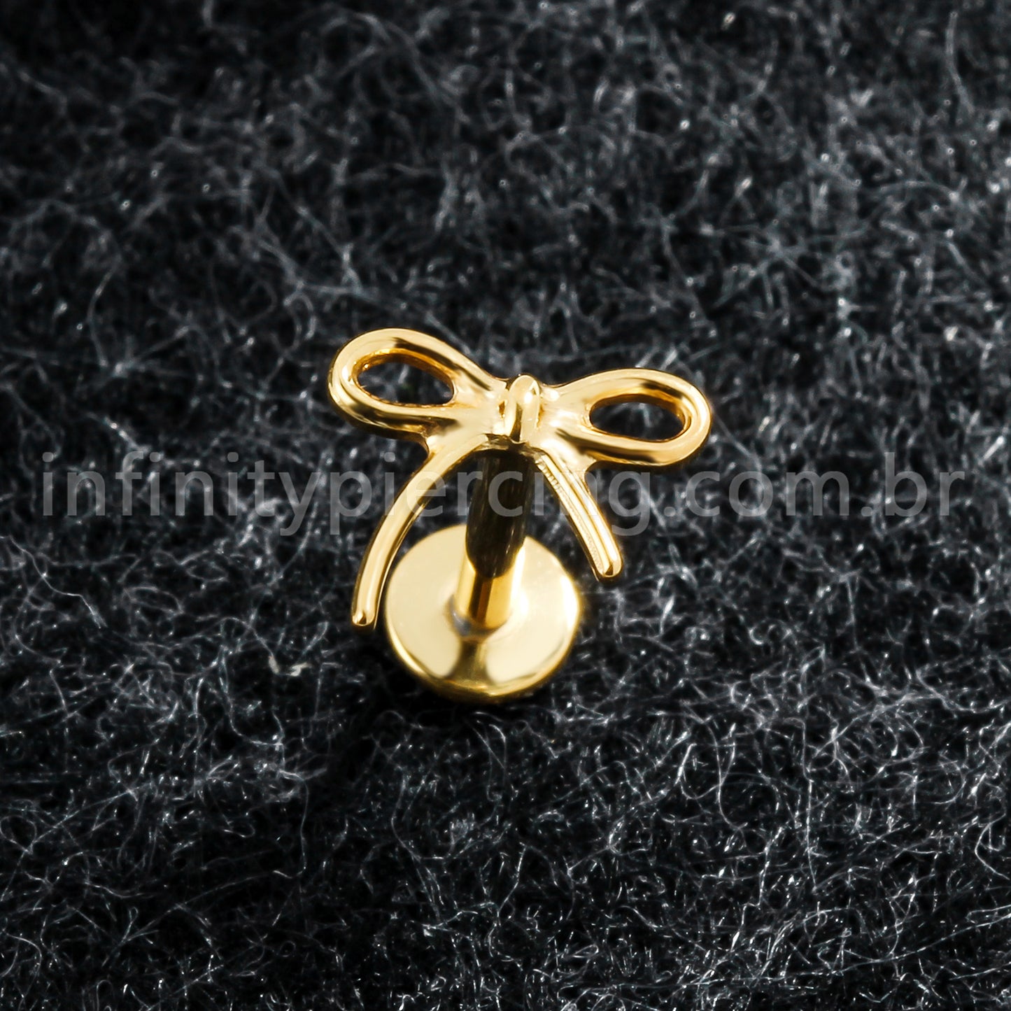 Piercing Labret Titânio Laço