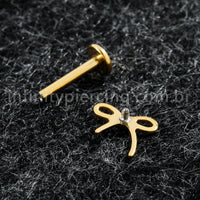 Piercing Labret Titânio Laço