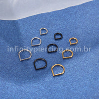 Piercing Argola Gota Aço Cirúrgico Segmento Articulado