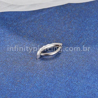 Piercing Argola Para Umbigo Titânio Detalhes