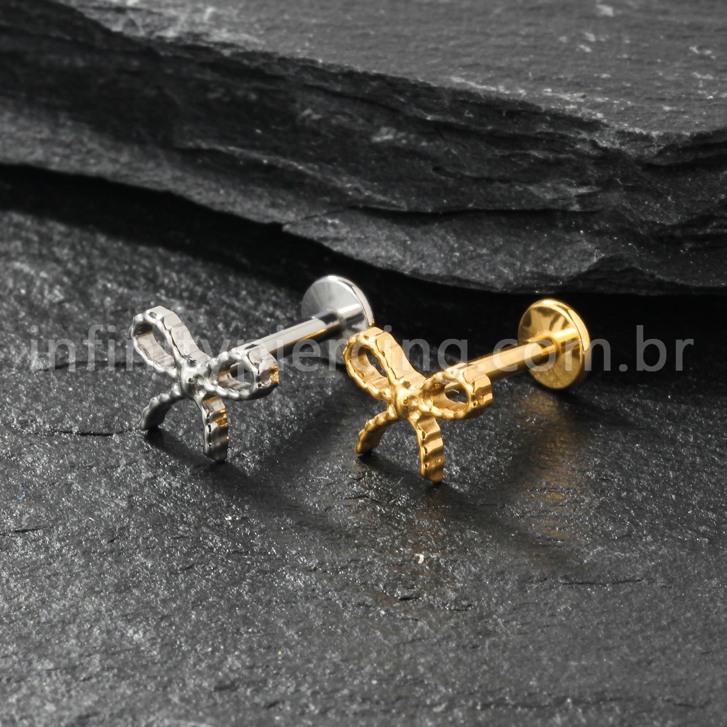 Piercing Labret Titânio Laço