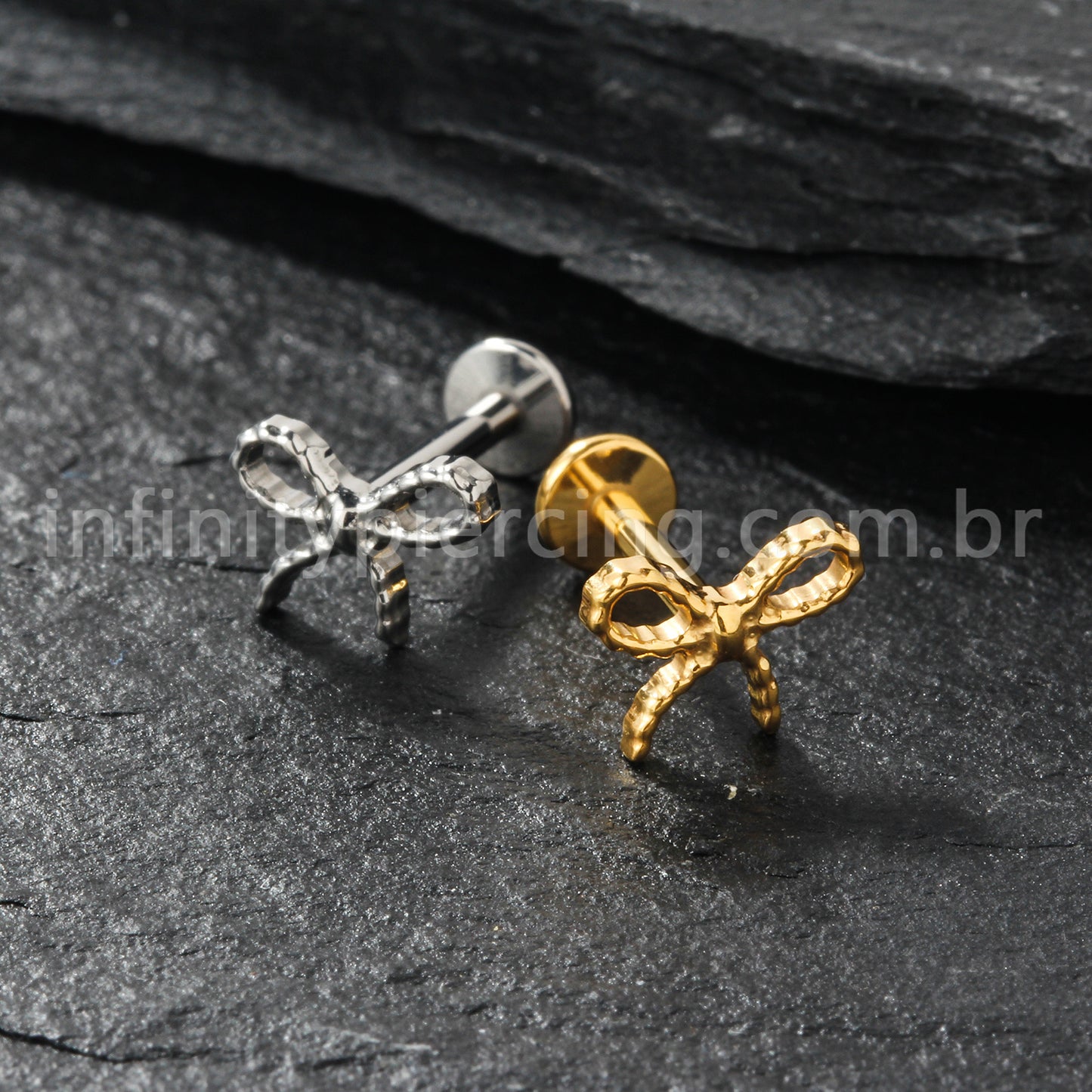 Piercing Labret Titânio Laço