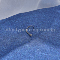 Piercing Nostril Titânio Zircônia