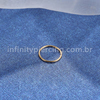 Piercing Argola Segmentada Titânio Lisa