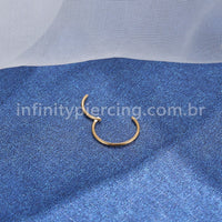 Piercing Argola Segmento Articulado Aço Cirúrgico