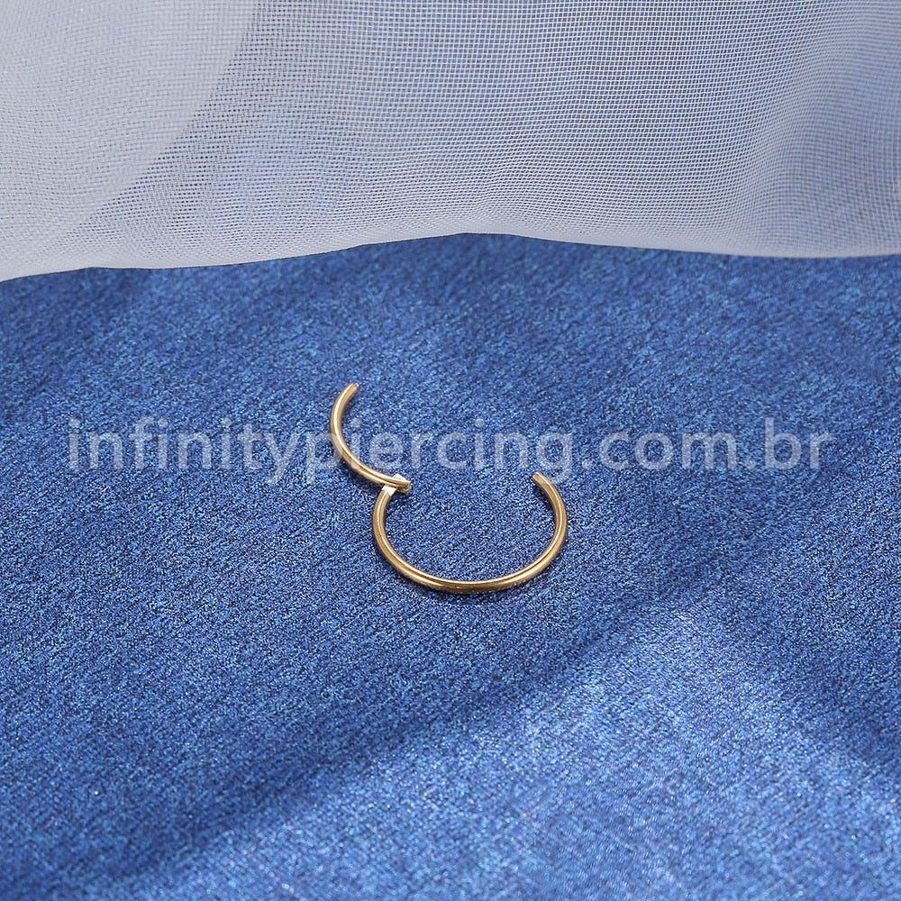 Piercing Argola Segmento Articulado Nióbio