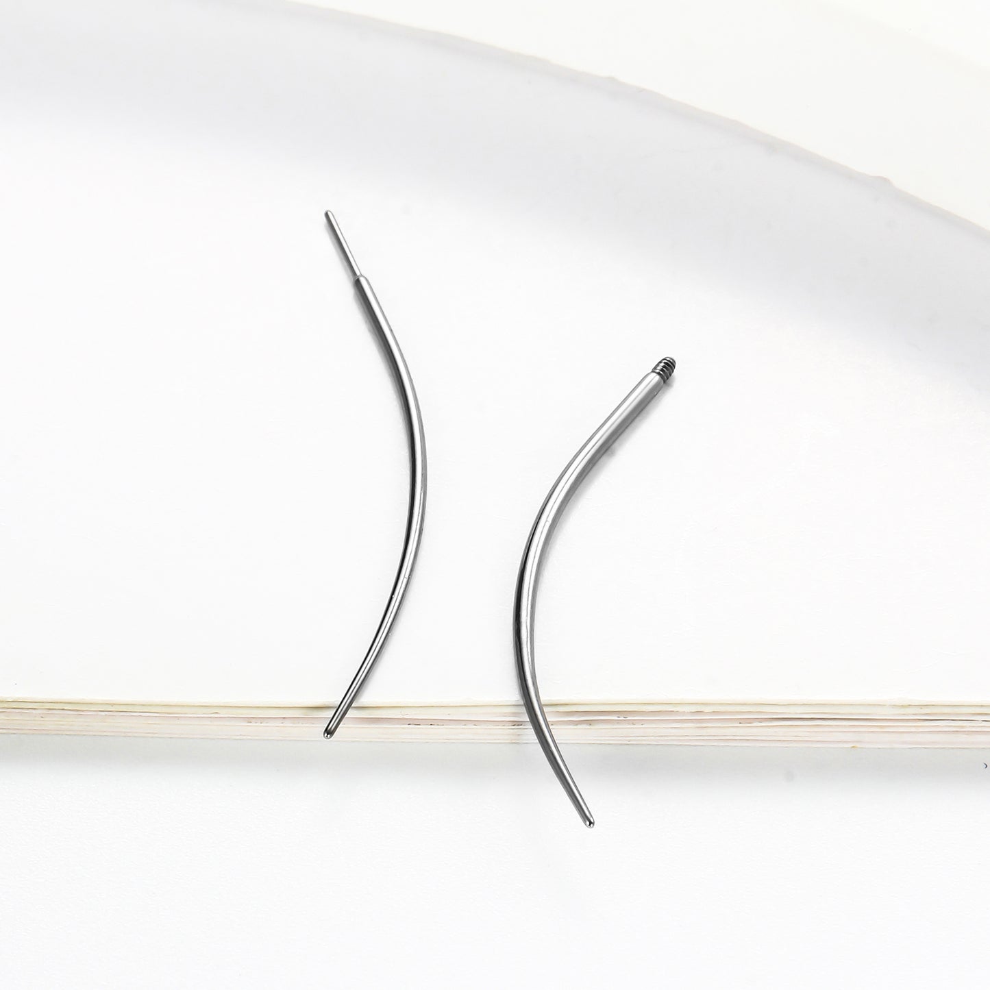 Taper Curvo Titânio Push-Pin 10001