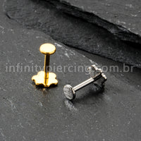 Piercing Labret Titânio Patinha
