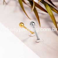 Piercing Nostril Reto Titânio Bolinha