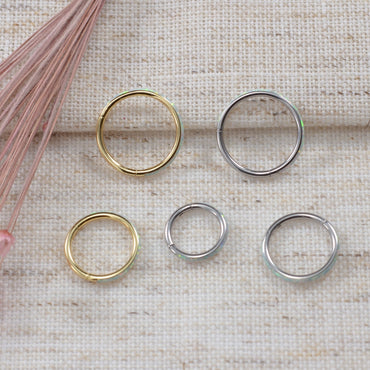 Piercing Argola Segmento Articulado Aço Cirurgico Opala