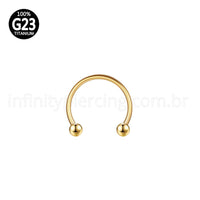 Piercing Ferradura Titânio
