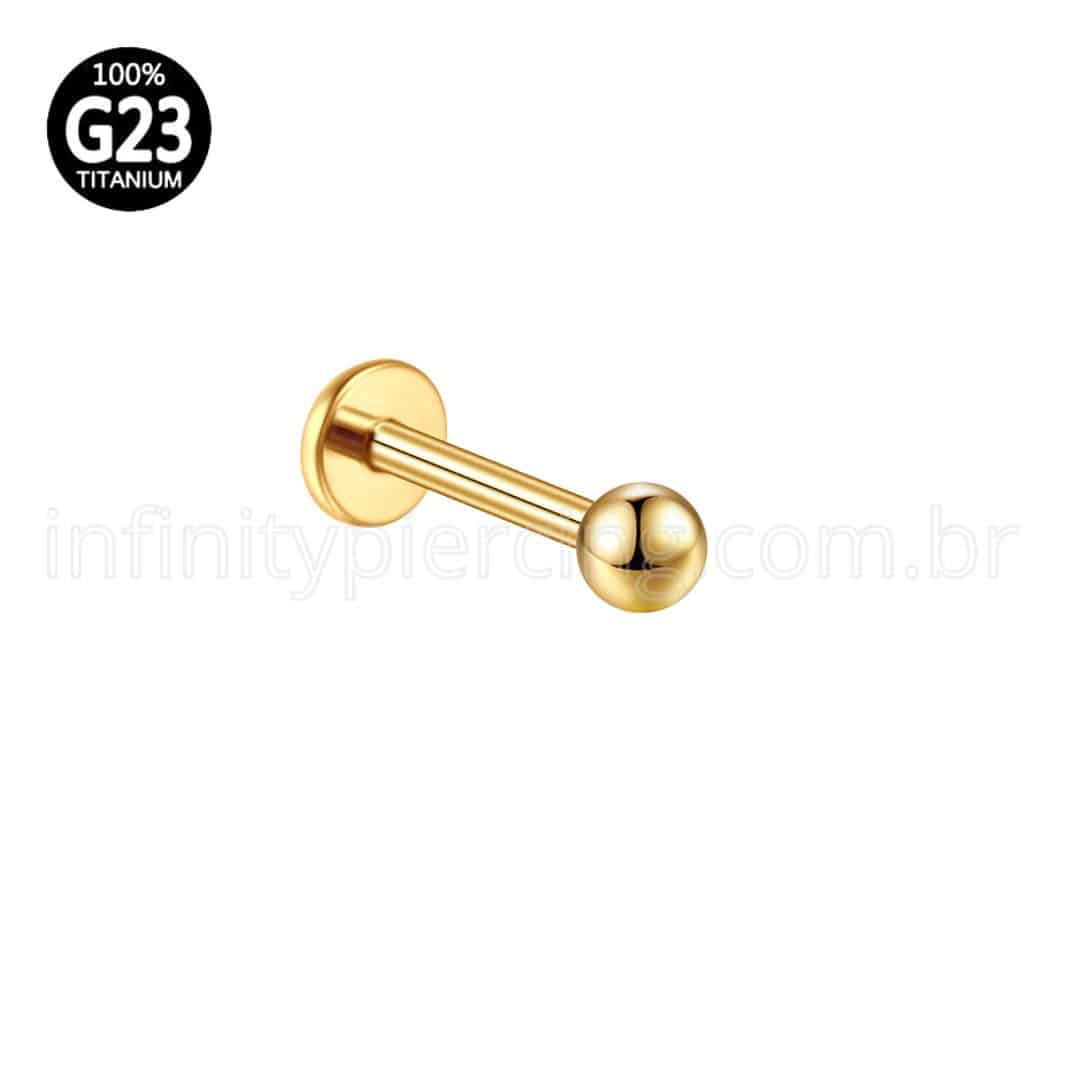 Piercing Labret Titâno Rosca Interna