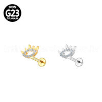 Piercing Labret Titânio Olho Com Zircônia