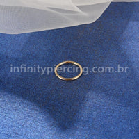 Piercing Argola Segmento Articulado Ouro 14K Lisa