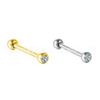 Piercing Mini Barbell Aço Cirúrgico