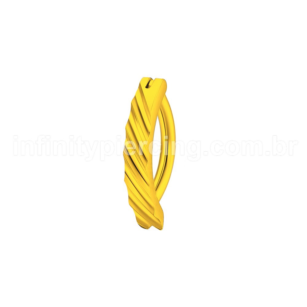 Piercing Argola Para Umbigo Titânio Detalhes