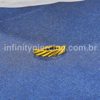 Piercing Argola Para Umbigo Titânio Detalhes